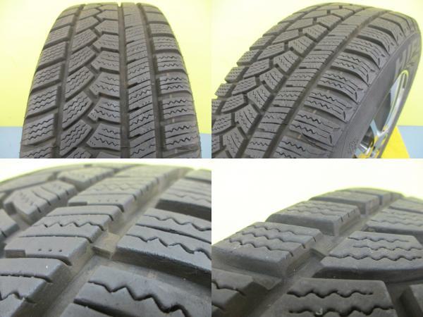 ステップワゴン 冬タイヤ 4本 8分山 205/60R16 92H ハイフライ Win-Turi 212 + 社外 アルミ VELVA ZS ヴォクシー スタッドレス 足利_画像7