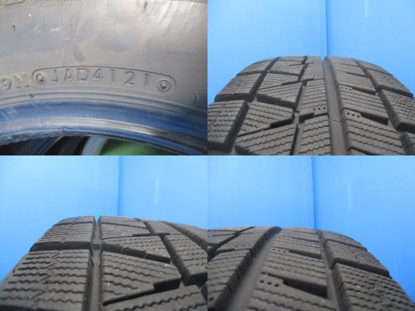 4本 バリ山!! 2021年製 中古 スタッドレス タイヤ ブリヂストン ICEPARTNER 2 195/65R15 91Q ノア ヴォクシー セレナ プリウスなどに_画像3