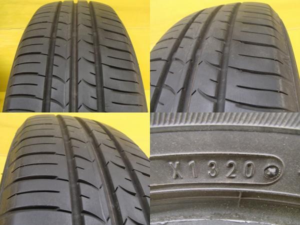 送料無料 中古 夏タイヤ 4本 タイヤのみ グッドイヤー Effieint Grip Eco EG01 175/70R14 2020年製 ポルテ フィット ヤリス_画像3