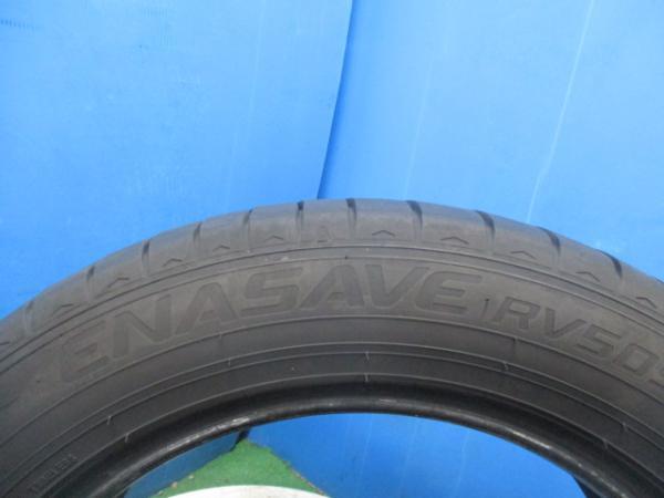 1本 2021年製 中古 夏 サマータイヤ ダンロップ ENASAVE RV505 205/55R16 91V リーフ アテンザ プレマシー ノア ヴォクシー などに_画像7