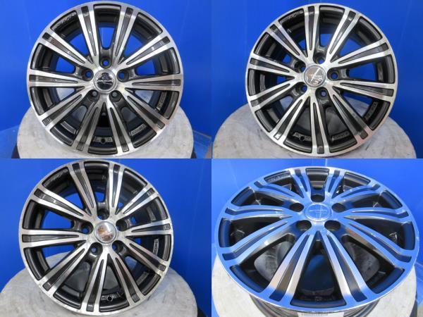 カローラスポーツ 4本 15インチ5穴 5-100 新品 ブリヂストン ブリザック 195/65R15 スタッドレス 冬用 冬タイヤアルミホイールセット_画像4