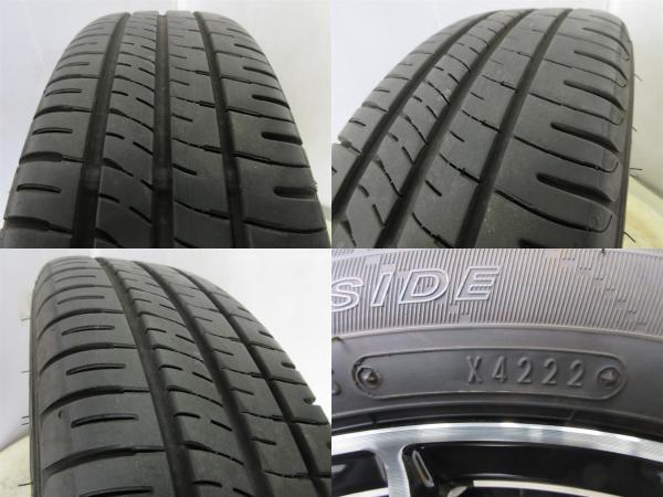 中古・新品 2022年 ダンロップ エナセーブ EC204 165/55R15 75V + ヴェネス 15インチ 4.5J +45 4H100 武蔵村山 N-BOX ミライース_画像6