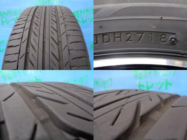 オーリス ブレイド リーフ 中古 Laffit 16インチ ホイール ブリヂストン エコピアEP150 205/55R16 4本セット 夏タイヤ サマータイヤの画像5