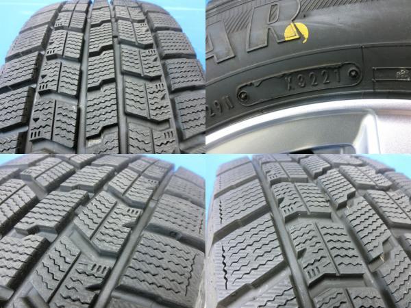 ノア ステップワゴン 中古 スタッドレス ホイール 4本 SET バリ山 グッドイヤー アイスナビ7 195/65R15 Weds JOKER 15インチ 岡崎_画像8