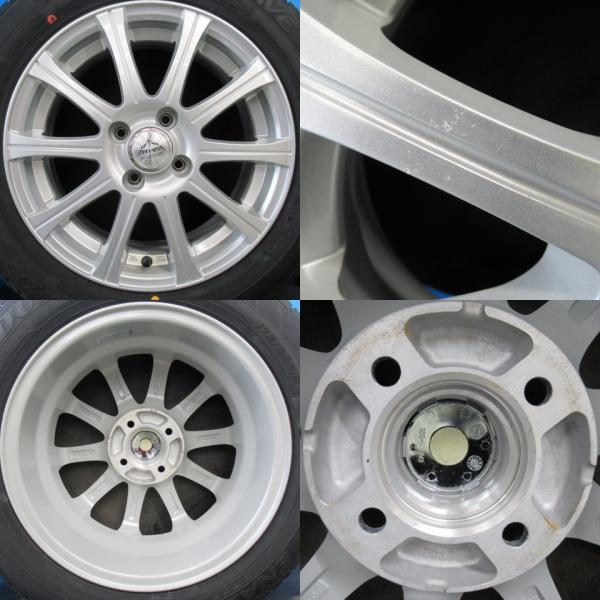 【送料無料】サマータイヤ 新品 ダンロップ DUNLOP ENASAVE EC204 【175/65R15 84H】中古 美品ホイールセット アクア などに！_画像4