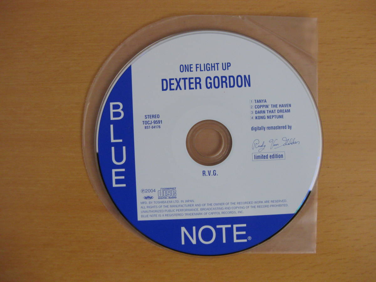 デクスター・ゴードン ワン・フライト・アップ +1 / Dexter Gordon One Flight Up 紙ジャケット / TOCJ-9591_画像9