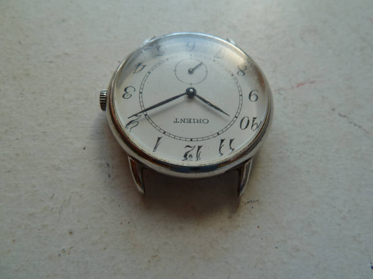 オリエント　メンズ　手巻き　腕時計　W251104-60　スモセコ　白文字盤　全数字　ステンレスモデル_画像5