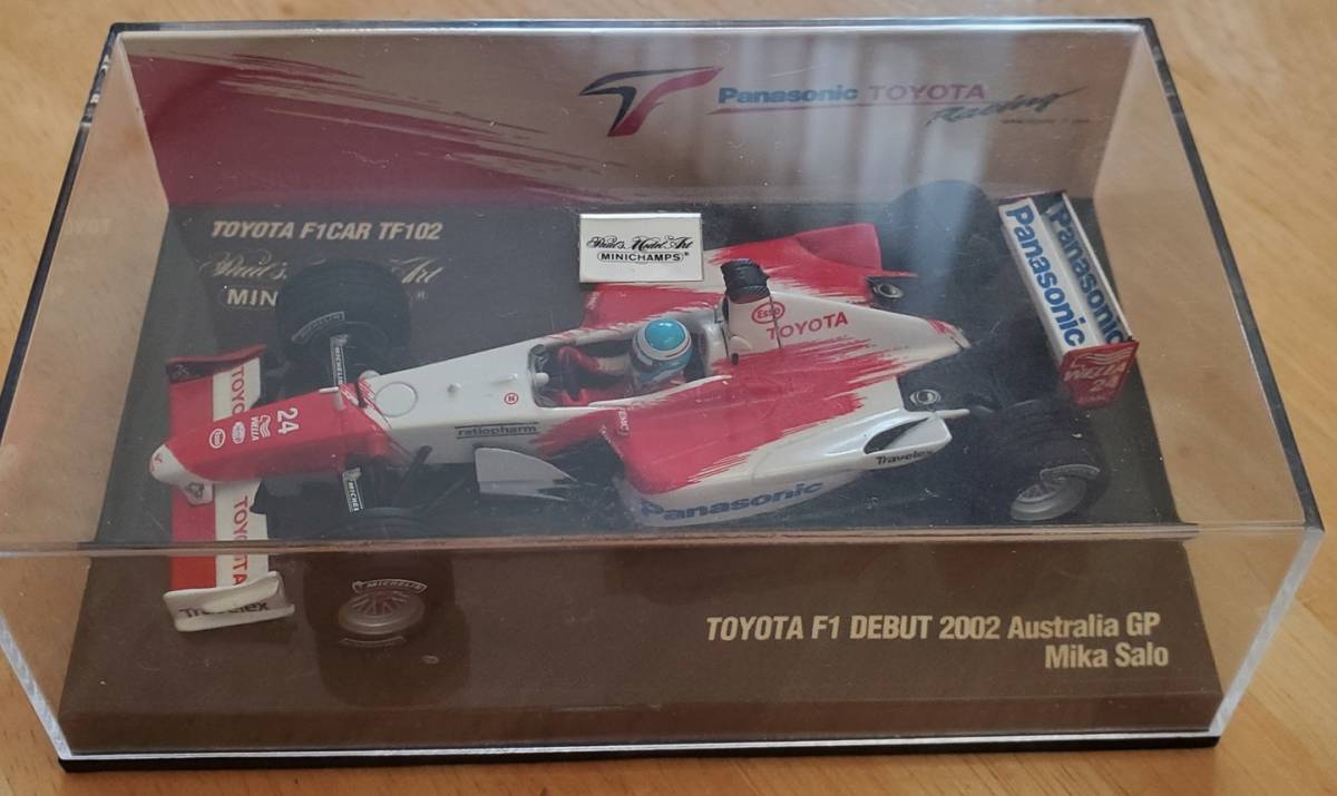 ミニチャンプス 1/43 TOYOTA TF102 Australia GP Mika Salo 2002 _画像2