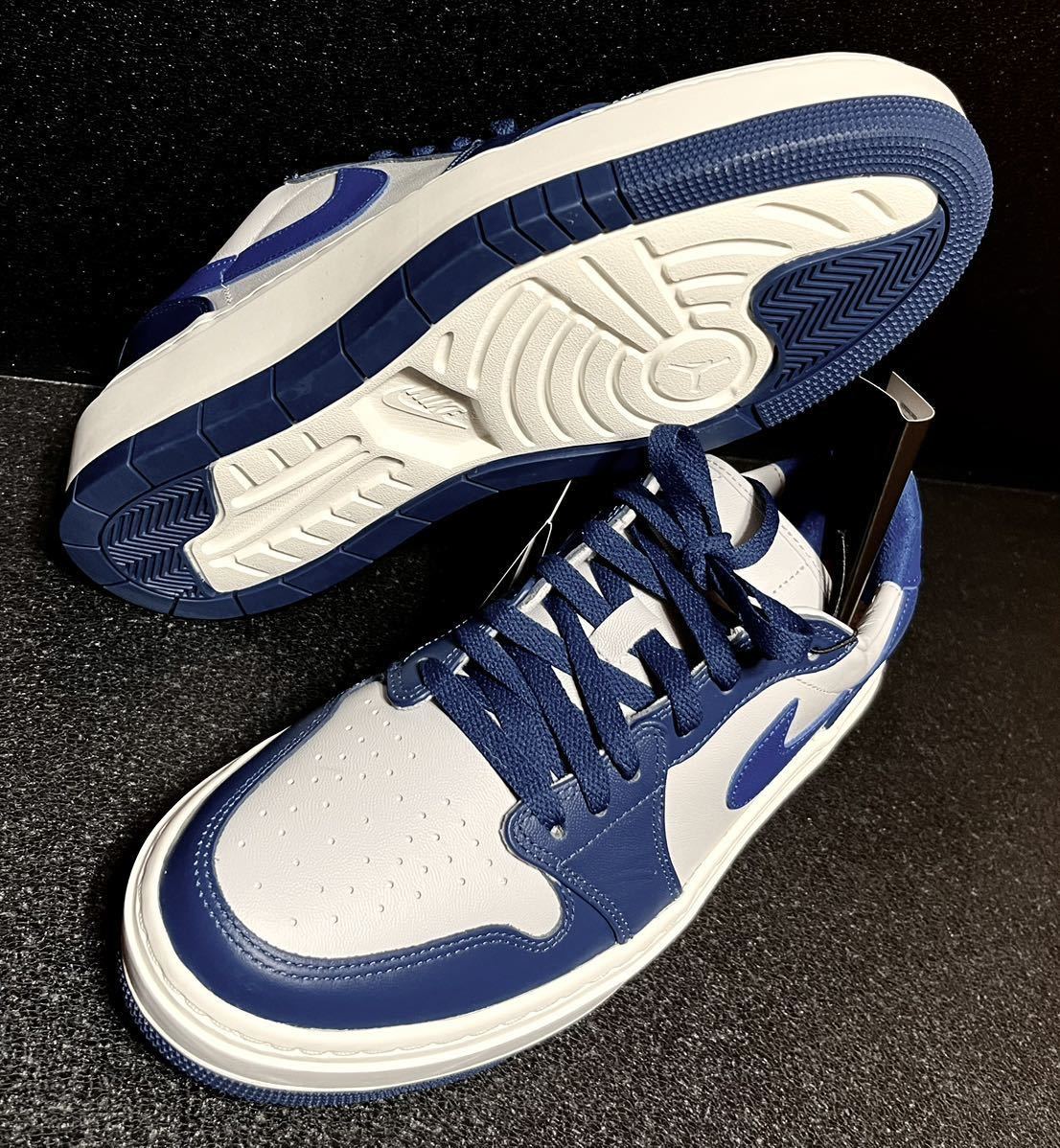 ☆送料込■新品27.0cm■ナイキ エア ジョーダン 1 エレベート LOW AIR JORDAN 1 フレンチブルー/スポーツブルーWMNS 厚底【定価.17600円】の画像4