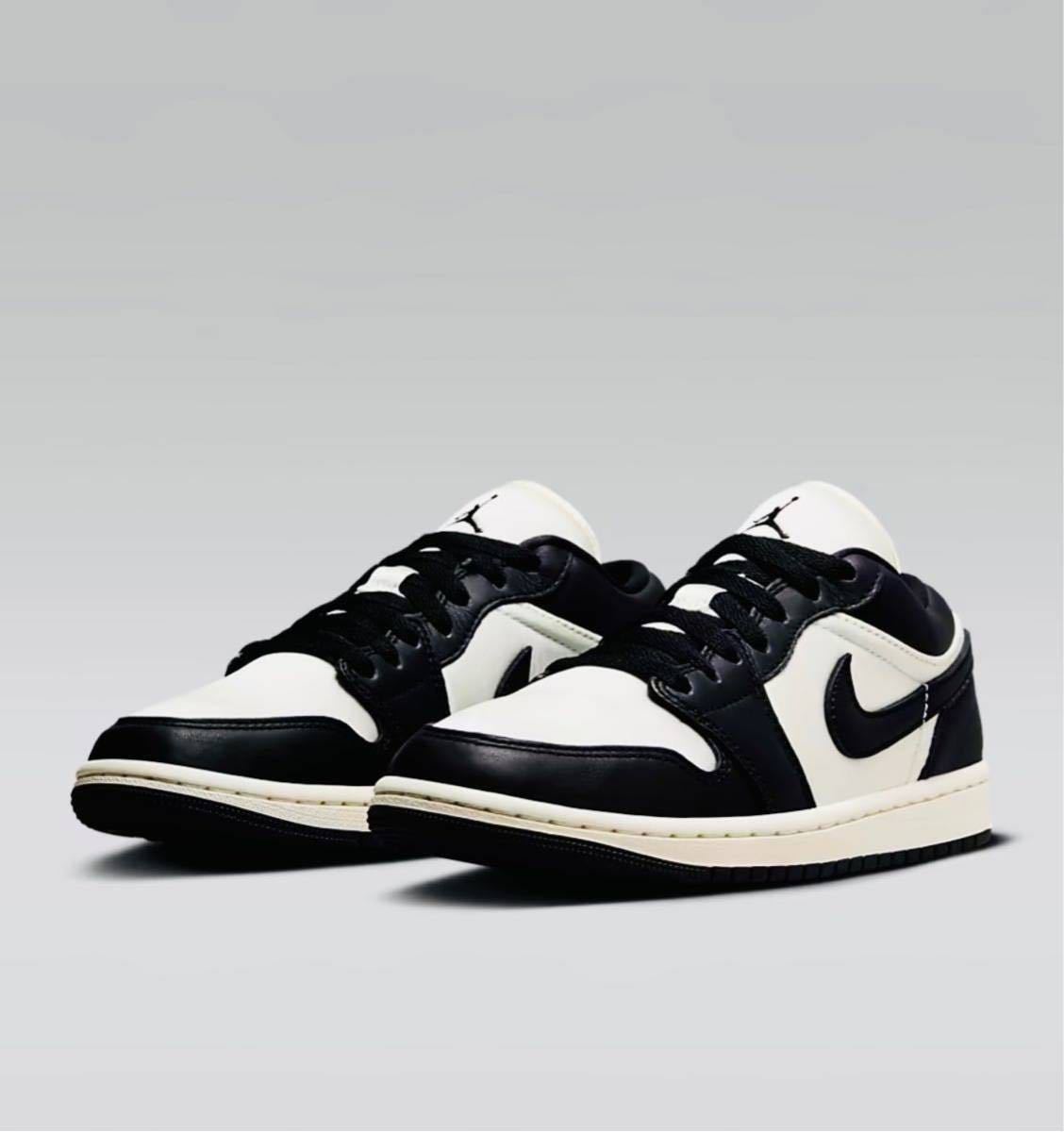 ☆送料込■新品29.0cm■ナイキ エア ジョーダン１LOW SE セイル/ブラック.パンダAIR JORDAN 1 WMNS【定価.17050円】_画像9