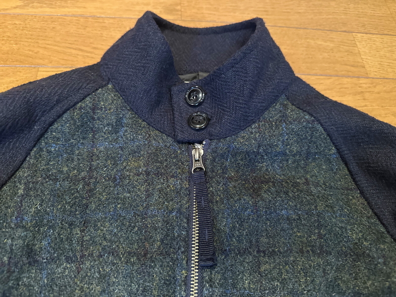 【美品】Harris Tweed & Sevendays=Sundays スウィングトップ ハリントンジャケット ブルゾン ハリスツイード セブンデイズ サンデイ_画像4