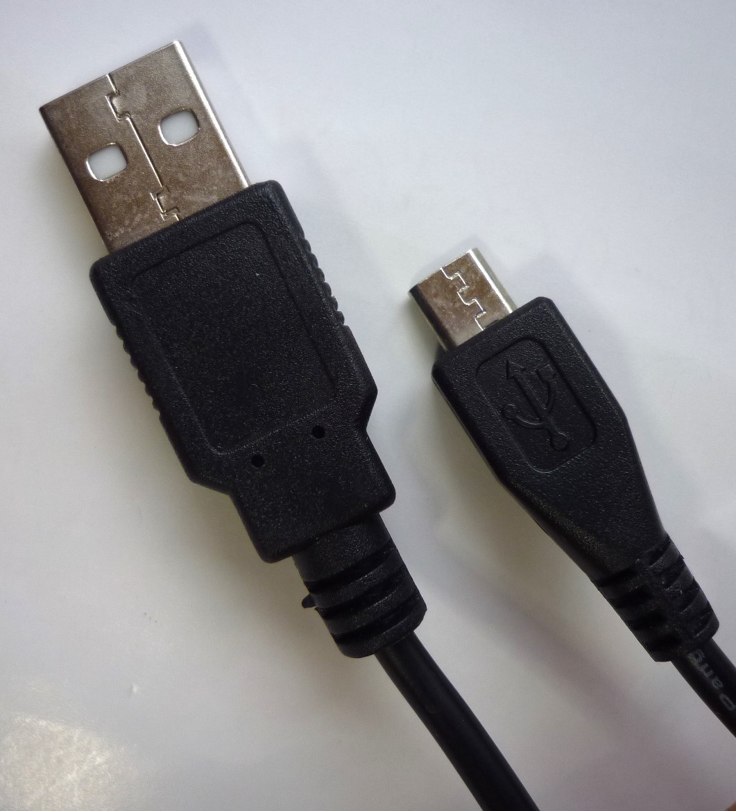 マイクロUSBケーブル　Android 充電ケーブル　2m 黒　ブラック　マイクロUSB アンドロイド microUSB マイクロB MicroB USBケーブル　_画像3