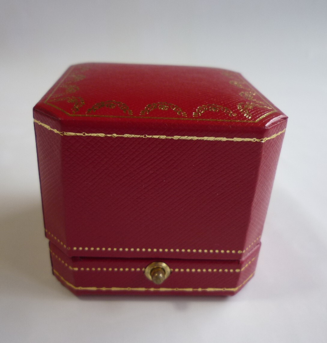 Cartier カルティエ　空箱　ケースのみ　BOX　指輪用　リングケース　ジュエリーケース　①_画像1