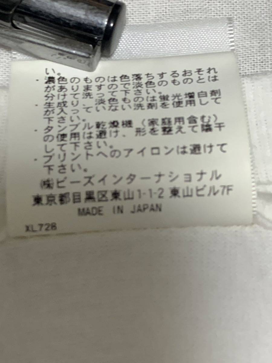 Disney◯ディズニー XLARGEエクストララージ◯コラボThe Muppets◯ザ・マペッツ半袖Tシャツ ホワイト 日本製XLサイズ 美品_画像7