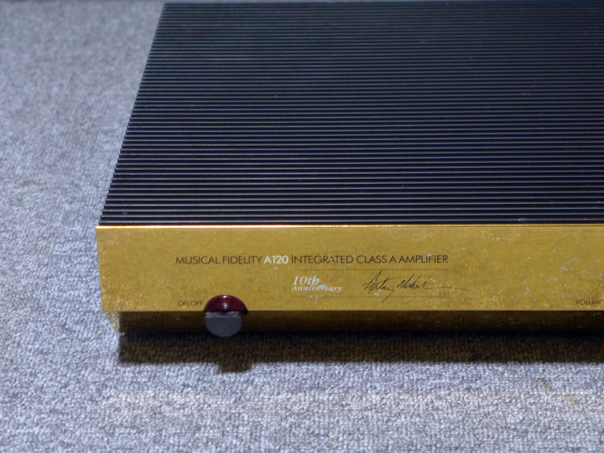 Musical Fidelity A120 ジャンク 通電確認済 Yahoo!オークション - MUSICAL FIDELITY/A120~10th Anniversary
