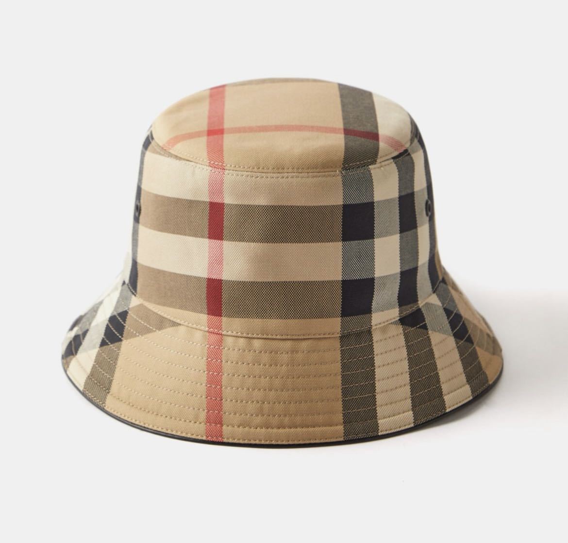 新品　Burberry チェック　コットン　バケットハット　Mサイズ　帽子 ユニセックス 男女兼用_画像1