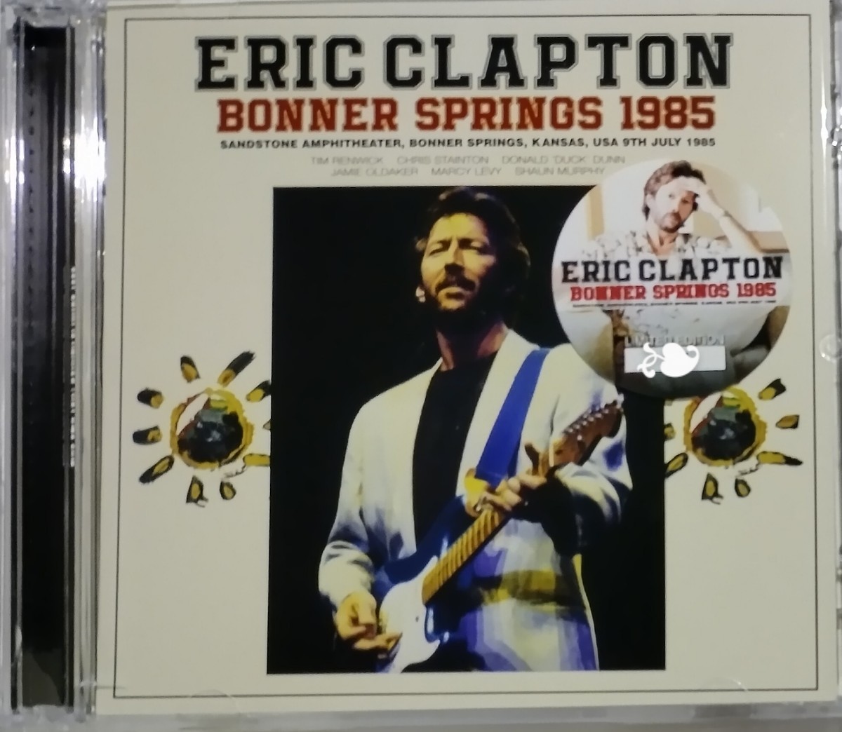 ERIC CLAPTON 2枚組 輸入盤 CD 1985年 LIVE エリック・クラプトン KANSAS_画像1