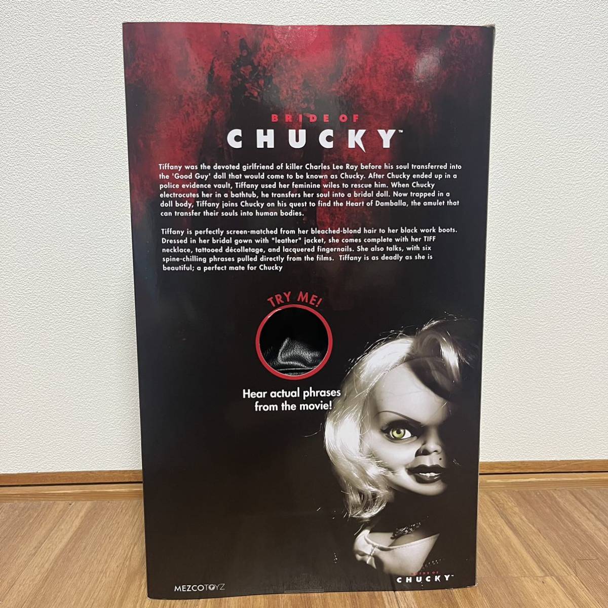 ティファニー トーキング フィギュア チャッキーの花嫁 Tiffany 15inc Bride Of Chucky メズコトイズ_画像5