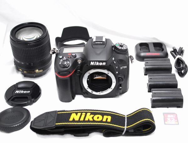 【超美品・豪華セット】Nikon ニコン D7100 AF-S DX NIKKOR 18-105mm f/3.5-5.6 G ED VR