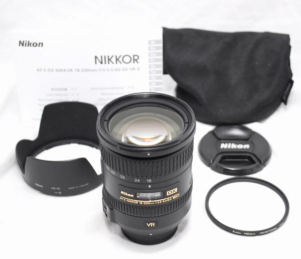 【超美品・純正フード等完備】Nikon ニコン AF-S DX Nikkor 18-200mm f/3.5-5.6 G ED VR II_画像1