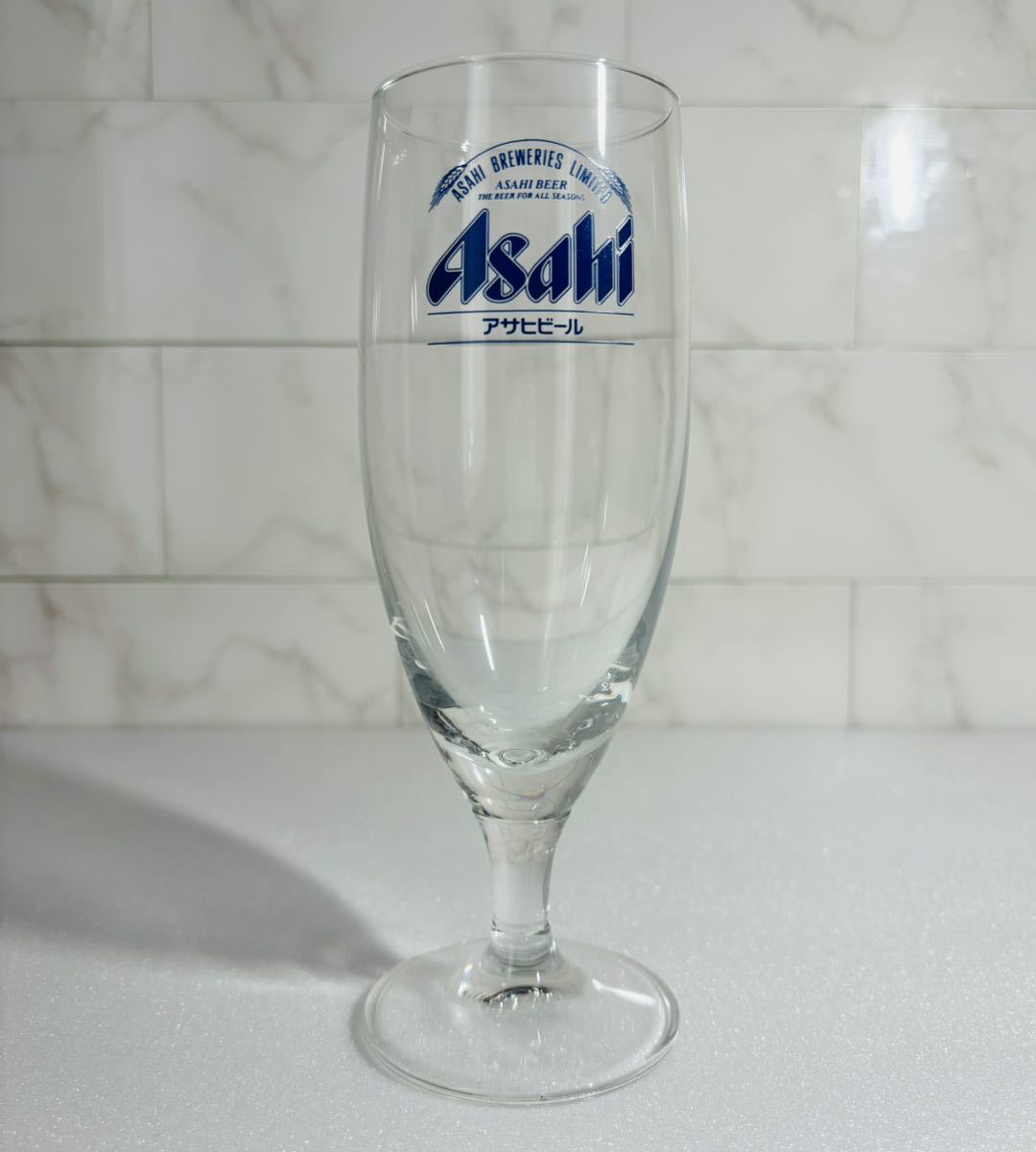 OR1】 アサヒ ビールグラス 6個セット ピルスナーグラス コップ 足付き ビアグラス _画像8