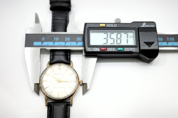 262　Seiko Crown Diashock 15JEWELS　　14036　　精工舎 セイコー クラウン 21石 国産機械式 手巻き メンズ 腕時計 ビンテージ_画像8