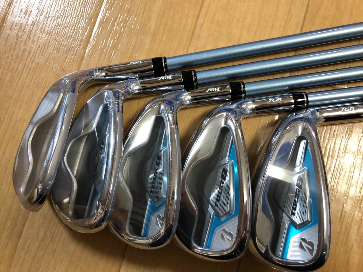 未使用 BRIDGESTONE GOLF(ブリヂストンゴルフ)TOUR B JGR LADY IRON アイアンセット AiR Speeder JGR for Iron カーボン FLEX-L #7-9,PW,SW_画像2