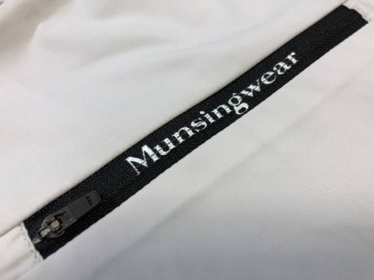 Munsingwear(マンシングウェア)秋冬 ストレッチ/はっ水 フルジップジャケット MGMUJK02CH(GY00)ＬＬ_画像6