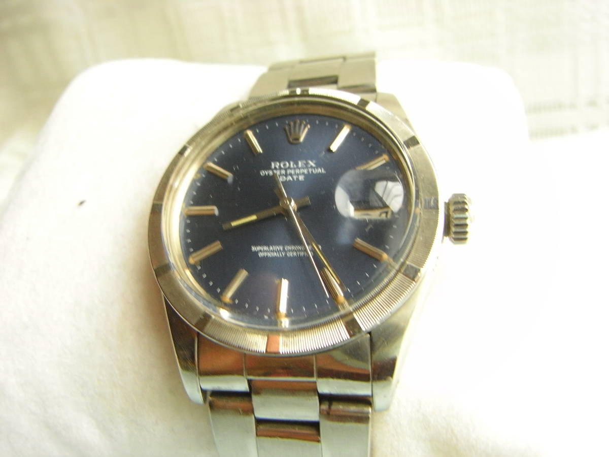  price cut ] Rolex oyster Perpetual Date * self-winding watch. day difference 0 second. used.
