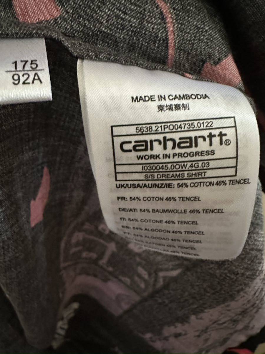 美品！CARHARTT WIP アロハシャツ Mサイズ 半袖シャツ S/S DREAMS SHIRT_画像5