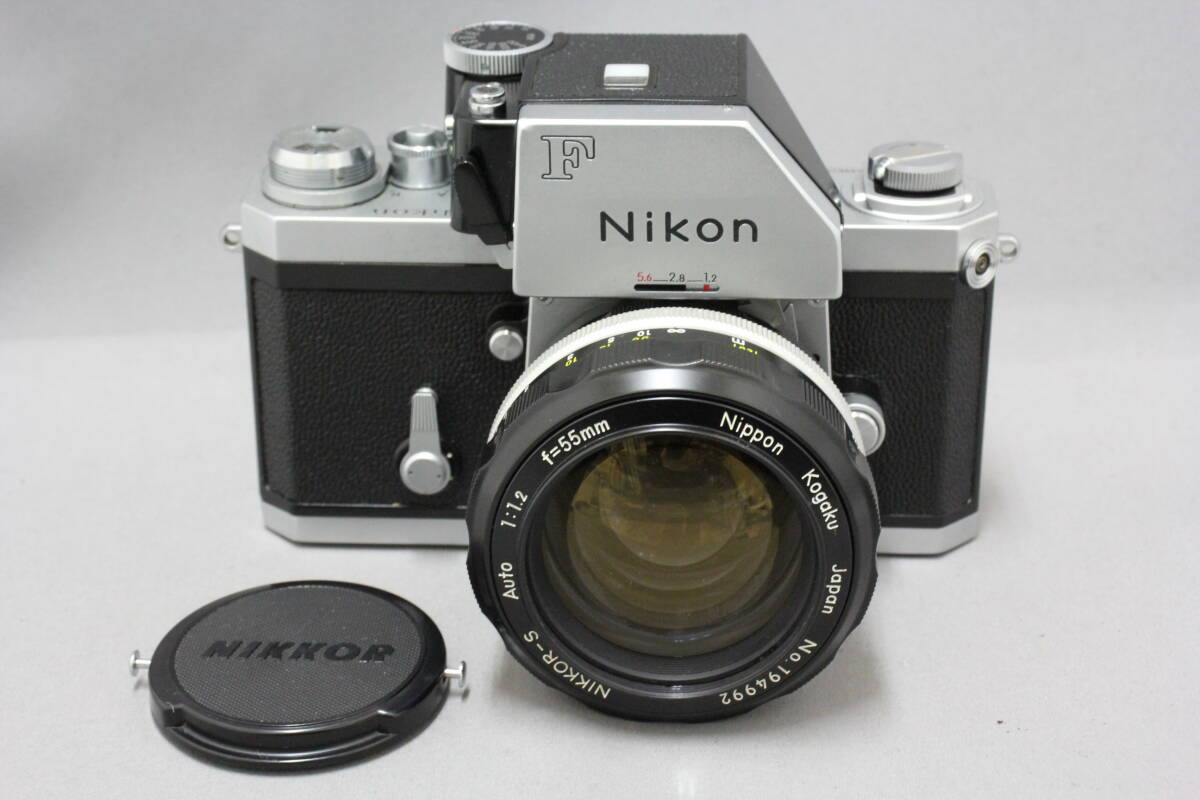 ■外観きれい！■　ニコン（Nikon）　ニコン F フォトミック FTN + NIKKOR-A Auto 55mm F1.2　■分解・研究等に！？■_画像2