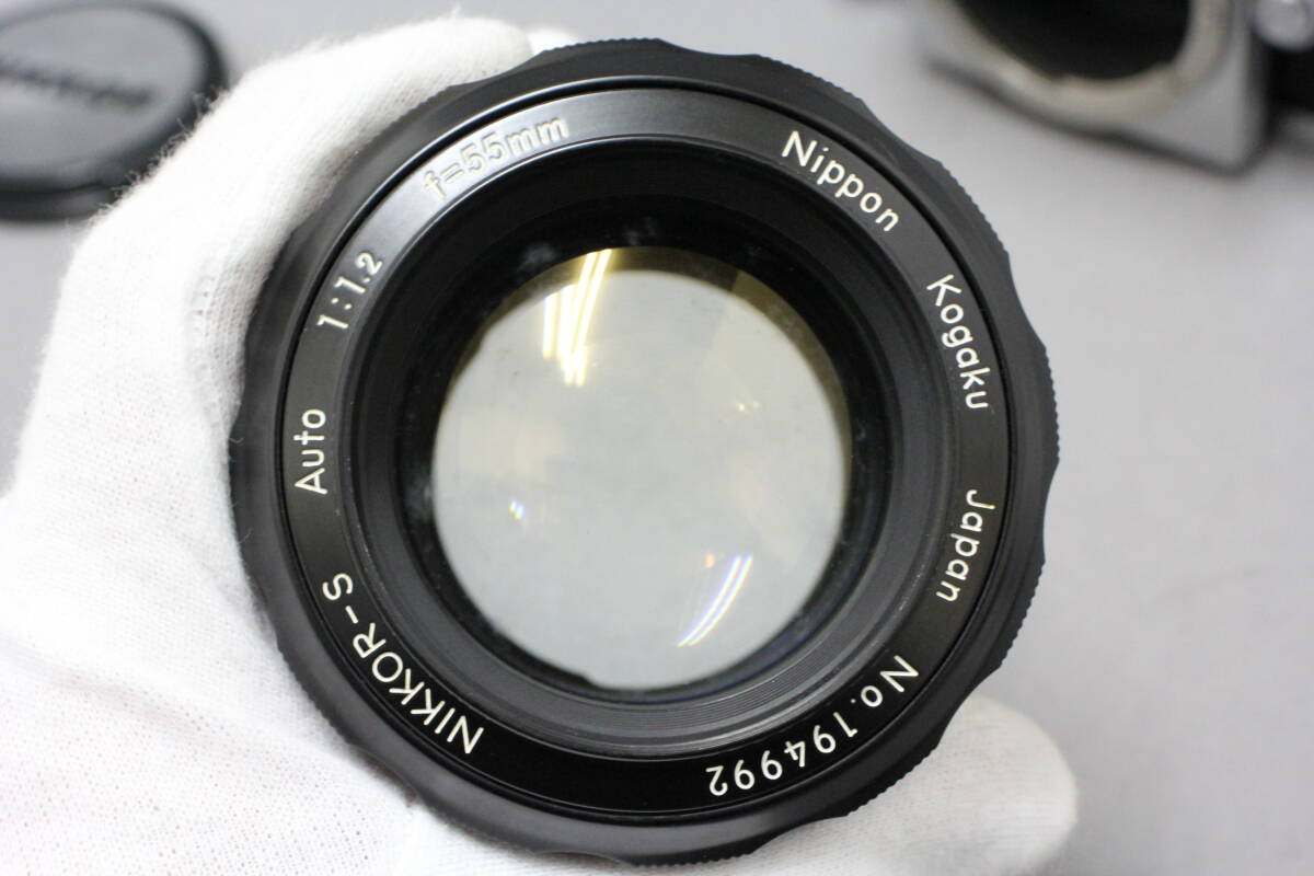 ■外観きれい！■　ニコン（Nikon）　ニコン F フォトミック FTN + NIKKOR-A Auto 55mm F1.2　■分解・研究等に！？■_画像3