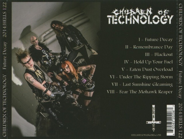 ＊中古CD CHILDREN OF TECHNOLOGY/Future Decay 2014年作品2nd イタリア・メタルパンク PARANOID JUDAS PRIEST MOTORHEAD IRON MAIDEN_画像2