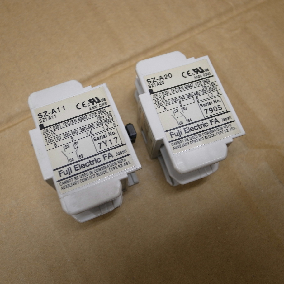 富士電機 電磁接触器 SC-03 AC200V 1a 中古品_ご要望で補助接点ユニットを付属します。