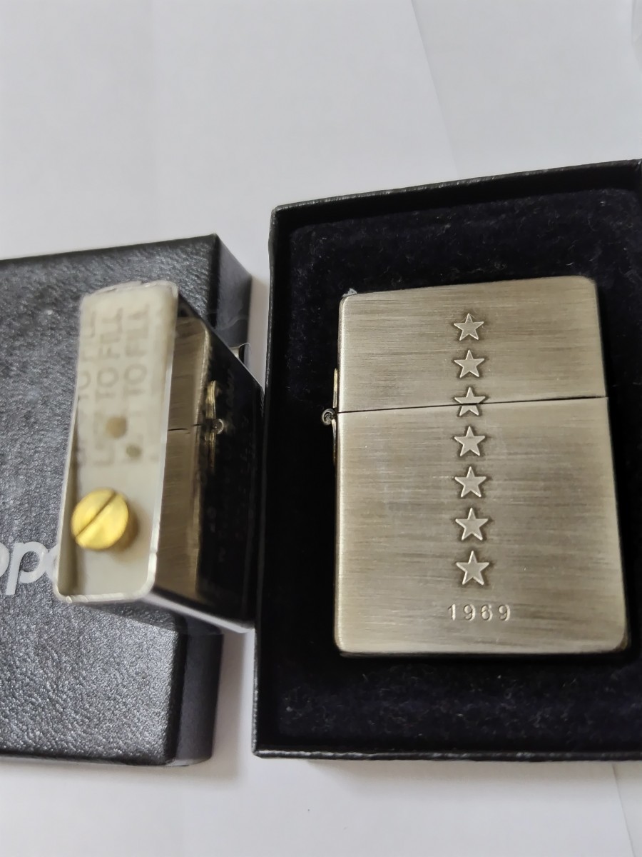 未使用　Seven　Stars　Zippo　1935　REPLICA　セブンスター　ジッポー　1935レプリカ　古美色　2008年製造　懸賞当選品　希少品　新品_画像10