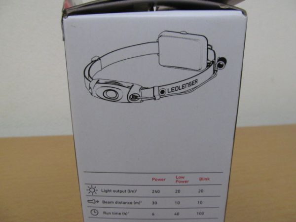 (56431)LEDLENSER　レッドレンザー　ヘッドライト　ヘッドランプ　NE04　未使用　保管品_保管品