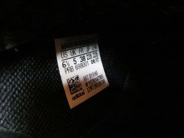 (56530)adidas アディダス スーパースター スリッポン スニーカー ブラック 23.5 BY9140 USEDの画像5
