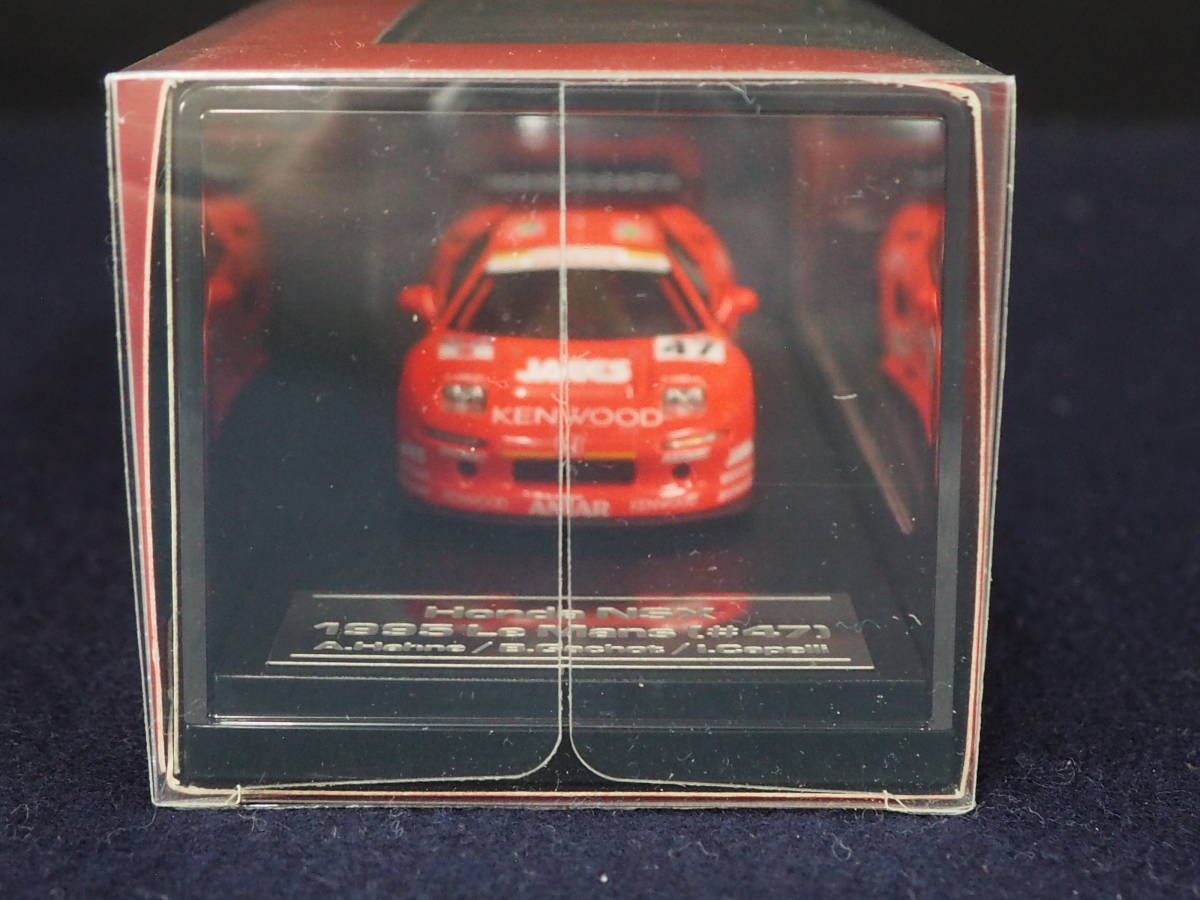 MIRAGE ミニカー＜Honda NSX 1995 Le Mans(#47)＞8496 1:43 SCALE MODEL PRODUCED BY HPI ケース入り 箱入り_画像4