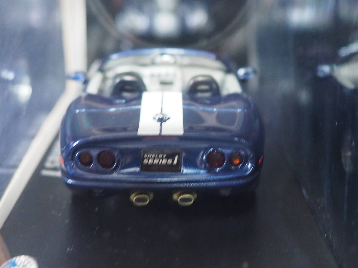 KYOSHO ミニカー＜SHELBY SERIES 1＞(BLUE/WHITE) No.03131BW ケース入り 箱入り_画像10