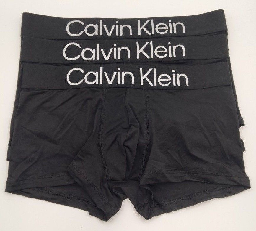 【Lサイズ】Calvin Klein(カルバンクライン)  ローライズボクサーパンツ ブラック 3枚組  男性下着 NP2607