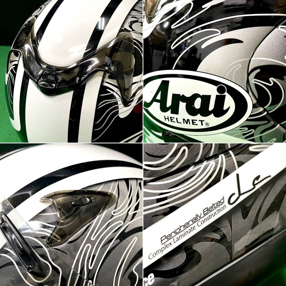 ★☆バイク/バイク用品 Arai/アライ ヘルメット/フルフェイスヘルメット PROFILE RIPTIDE SNELIサイズ:L 59-60cm_画像8