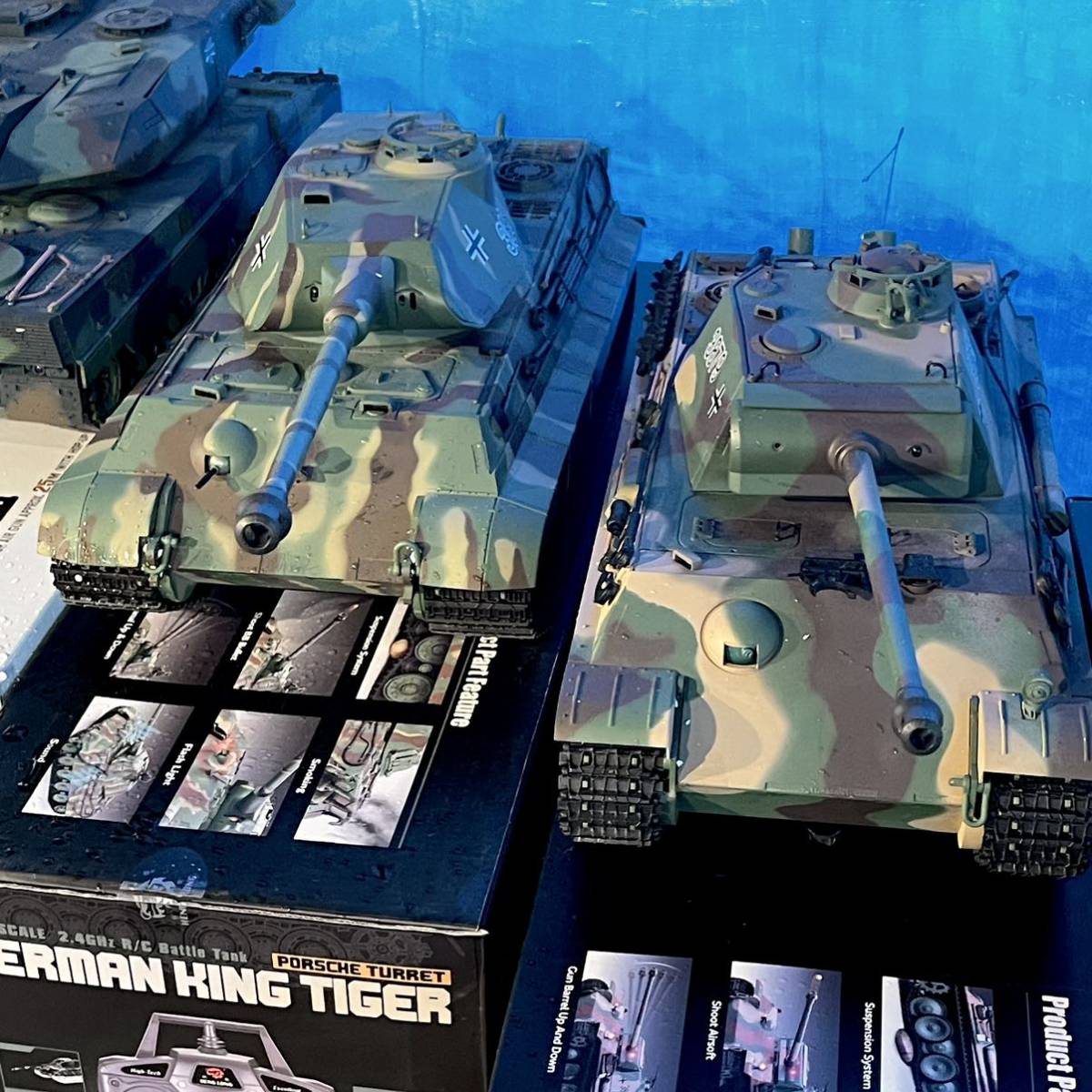  not yet inspection goods / present condition delivery HENGLONG/hen long 1/16SCALE R/C tank radio-controller tank large amount summarize TIGER/KING TIGER/LEOPARD2A6/PANTHER etc. * explanatory note obligatory reading!