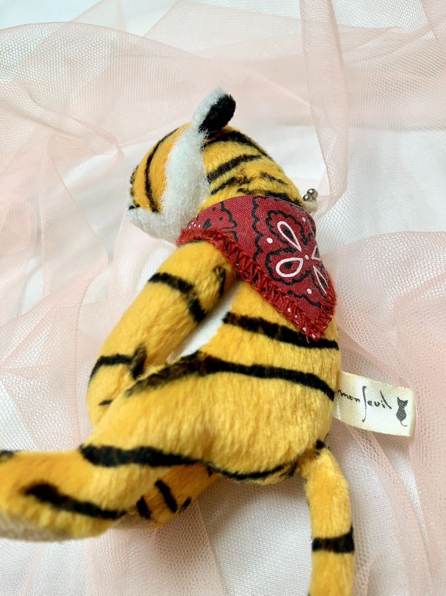 MONSEUILmon acid yu мягкая игрушка маленький эмблема животное .. брелок для ключа тигр .