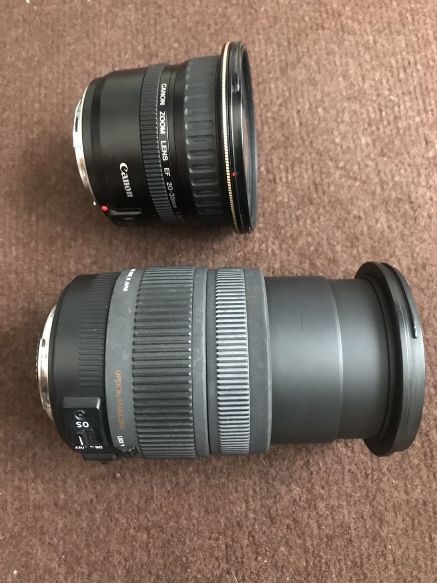 Canon EOS 50D　CANON 20-35mmレンズ　SIGUMA 17-70mmレンズ　　カメラとレンズ３点セット_画像8