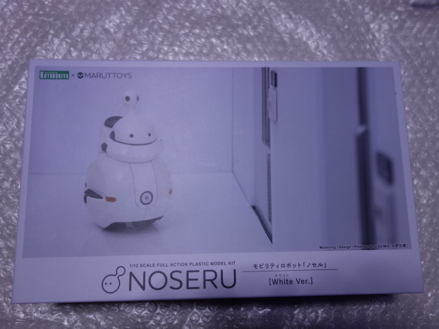 ■『（中未開封）壽屋 MARUTTOYS NOSERU [ホワイトVer.] 全高約94mm 1/12スケール』■