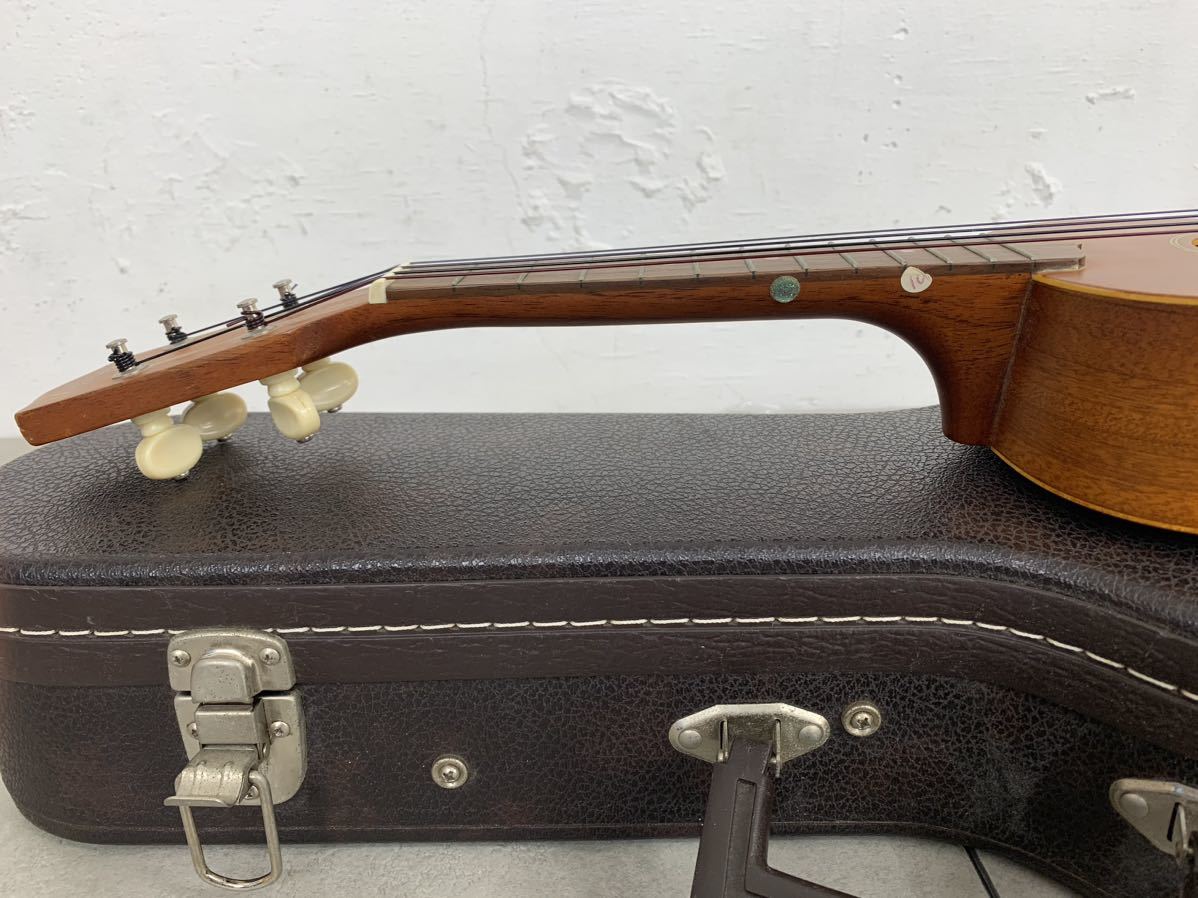 R241 hanalei ウクレレ 弦楽器 HUK-10 ハードケース付き ソプラノウクレレ ハナレイ 島村楽器 オリジナル 器材 ギター形状_画像8