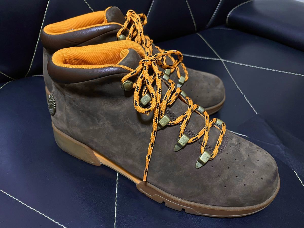 2回使用 Timberland ティンバーランド 39511 8W≒26cm パーカースタウン チャッカーブーツ レザーシューズ マウンテンブーツ アウトドア_画像2