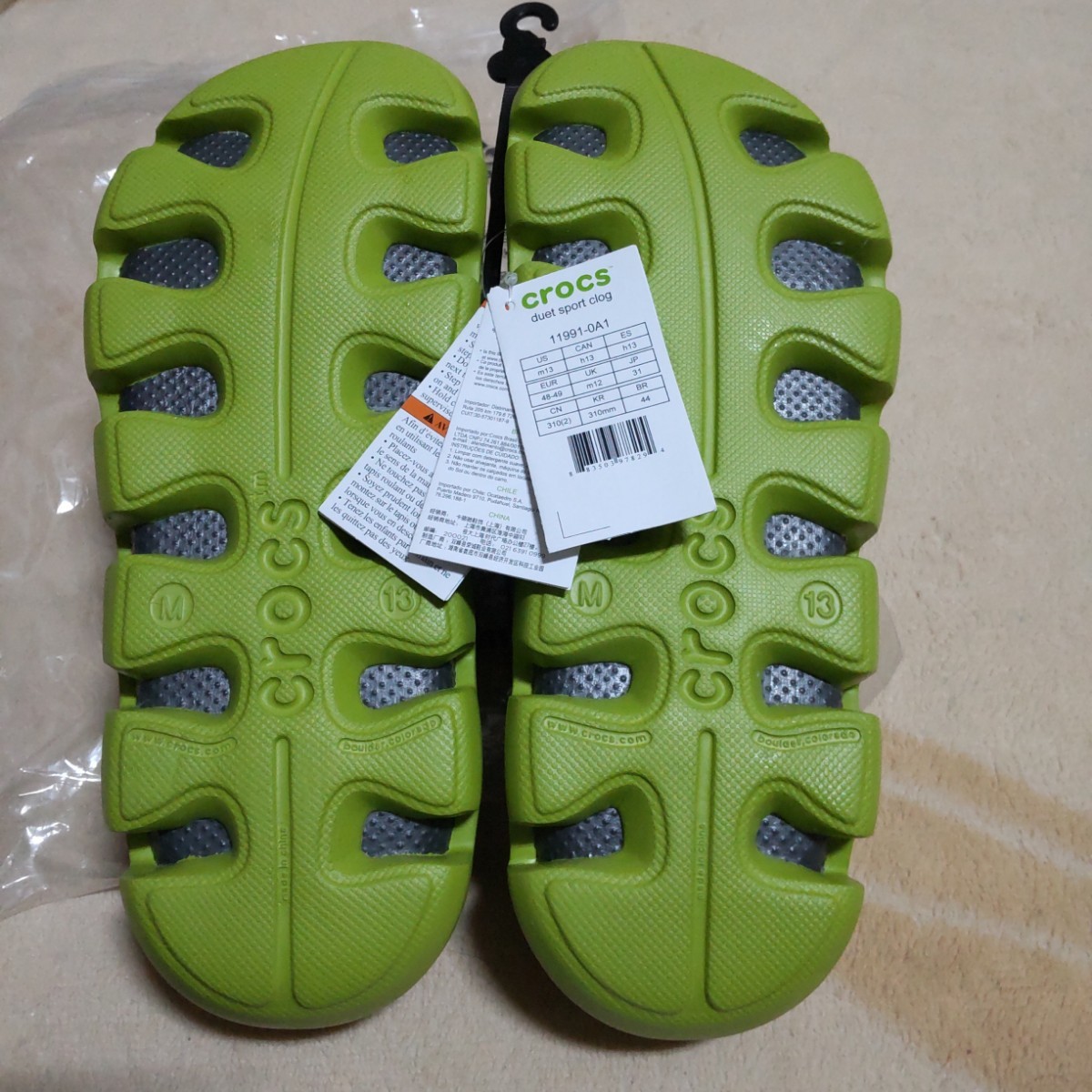 送料込み！希少の31センチ！ クロックス duet sport clog　 M13 _画像5