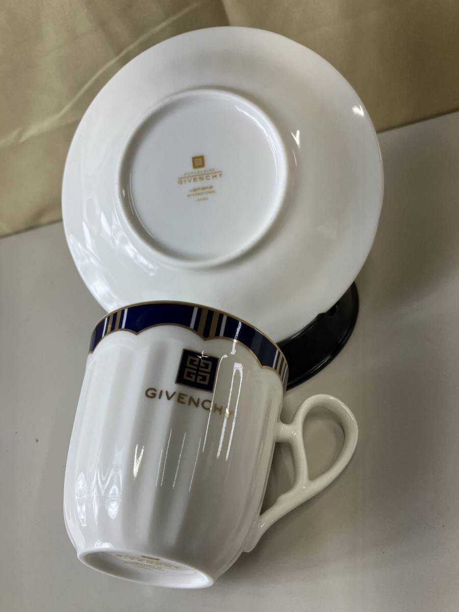 GIVENCHY　GB-40　5客コーヒーセット　カップ＆ソーサー　コーヒー・紅茶兼用　キッチン用品　ヤマカ陶器_画像4