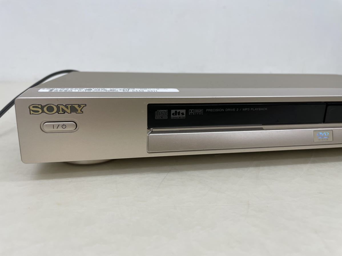 【動作品】SONY ソニー CD/DVDプレイヤー DVP-NS530 2003年製 リモコン付き RMT-V502C ビデオ DVD コンボ_画像3